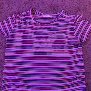 Striped crop top